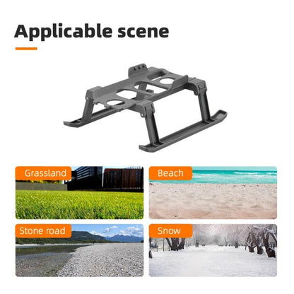 For DJI Mavic 2 BRDRC Sled Folding Heightened Landing Gear Training Rack (Grey) - Holder Series by BRDRC | Online Shopping UK | buy2fix