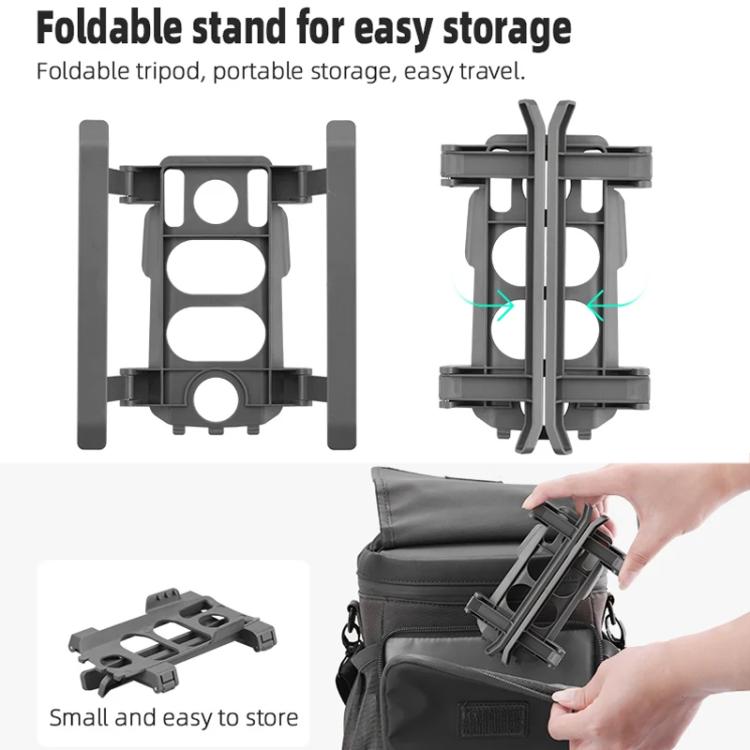 For DJI Mavic 2 BRDRC Sled Folding Heightened Landing Gear Training Rack (Grey) - Holder Series by BRDRC | Online Shopping UK | buy2fix