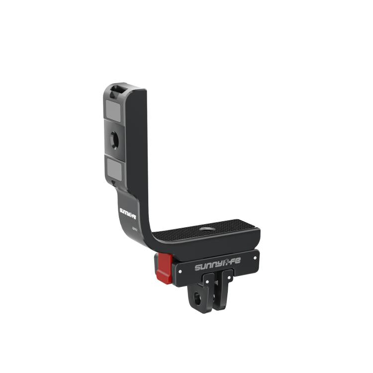 For DJI Osmo 360 Sunnylife Metal L-Type Vertical-Horizontal Mount with Magnetic Adapter Quick Release Mount Adapter Stand (Black) - Mount & Holder by Sunnylife | Online Shopping UK | buy2fix