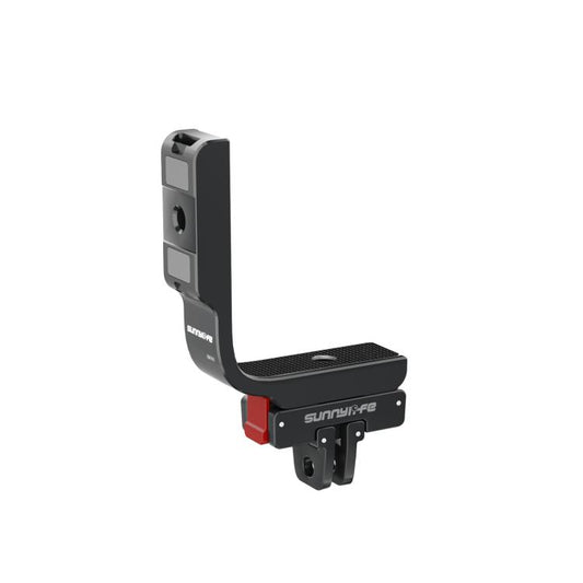 For DJI Osmo 360 Sunnylife Metal L-Type Vertical-Horizontal Mount with Magnetic Adapter Quick Release Mount Adapter Stand (Black) - Mount & Holder by Sunnylife | Online Shopping UK | buy2fix