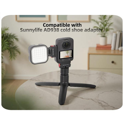 For DJI Osmo 360 Sunnylife Metal L-Type Vertical-Horizontal Mount with Magnetic Adapter Quick Release Mount Adapter Stand (Black) - Mount & Holder by Sunnylife | Online Shopping UK | buy2fix