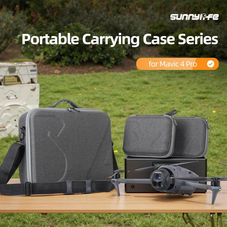 For DJI RC Pro 2 Sunnylife Carrying Case Storage Bag (Grey) - Backpacks & Bags by Sunnylife | Online Shopping UK | buy2fix