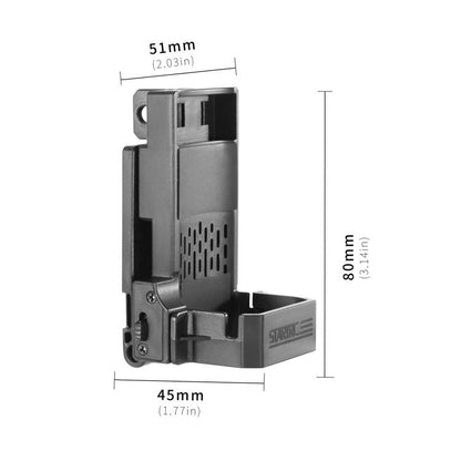 For DJI Osmo Pocket 3 STARTRC Folding Magnetic Mount Base Fixed Bracket (Black) - Mount & Holder by STARTRC | Online Shopping UK | buy2fix