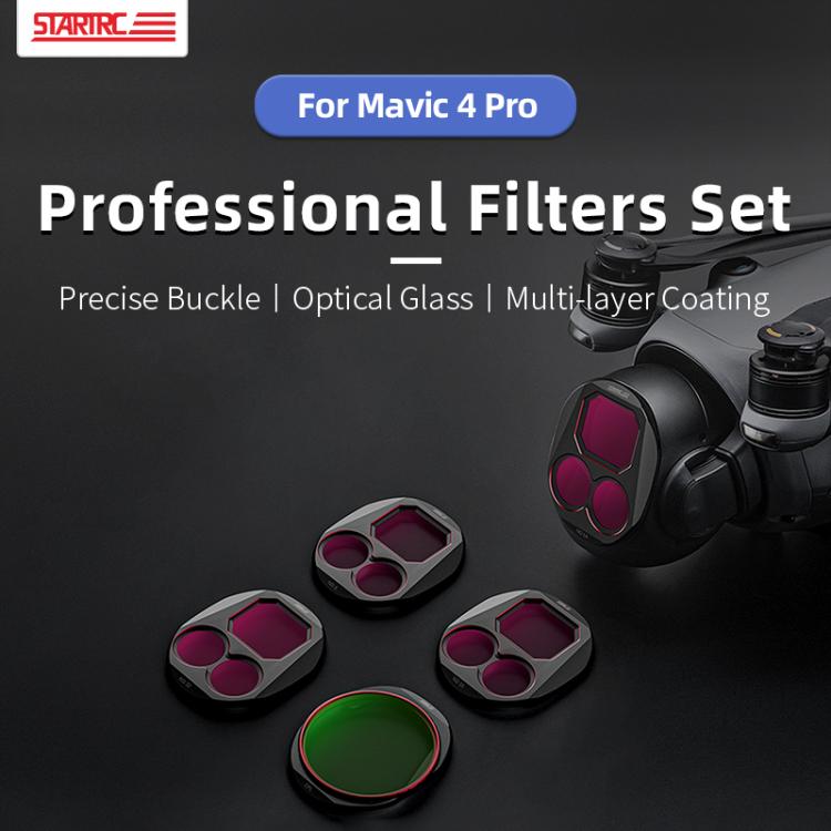 For DJI Mavic 4 Pro STARTRC 4 in 1 CPL ND8 ND32 ND64 Lens Filter Kit - Lens Filter by STARTRC | Online Shopping UK | buy2fix