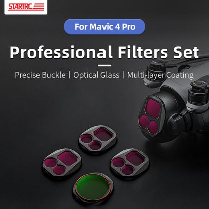 For DJI Mavic 4 Pro STARTRC 4 in 1 CPL ND8 ND32 ND64 Lens Filter Kit - Lens Filter by STARTRC | Online Shopping UK | buy2fix