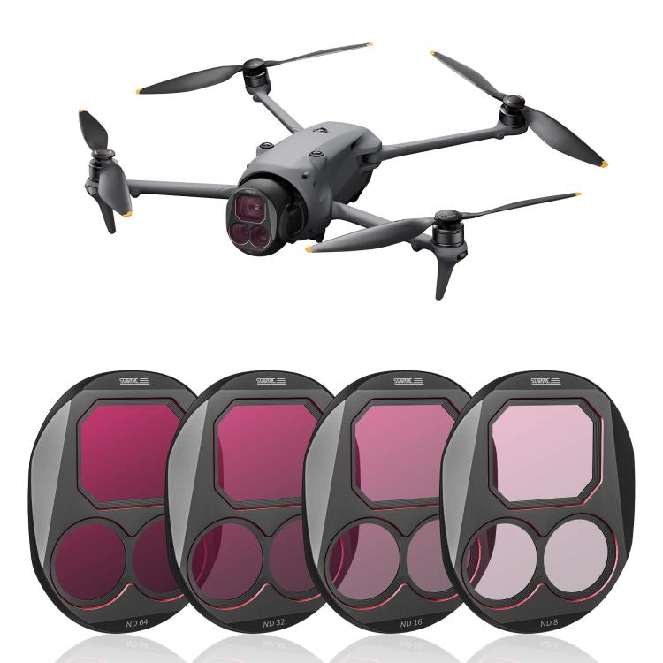 For DJI Mavic 4 Pro STARTRC 4 in 1 ND8 ND16 ND32 ND64 Lens Filter Kit - Lens Filter by STARTRC | Online Shopping UK | buy2fix