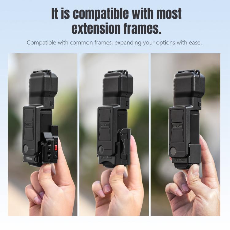 For DJI Osmo Pocket 3 STARTRC Gimbal Protective Cover Camera Lens Protective Case (Black) - Case & Bags by STARTRC | Online Shopping UK | buy2fix