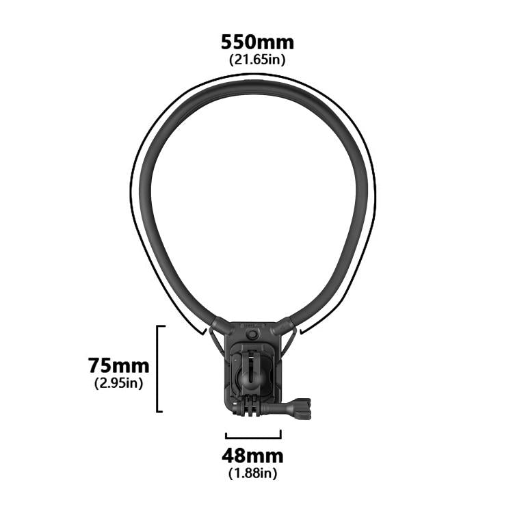 STARTRC Lazy Neck Bracket V3 POV View Mount with Chest Strap (Black) - Mount & Holder by STARTRC | Online Shopping UK | buy2fix