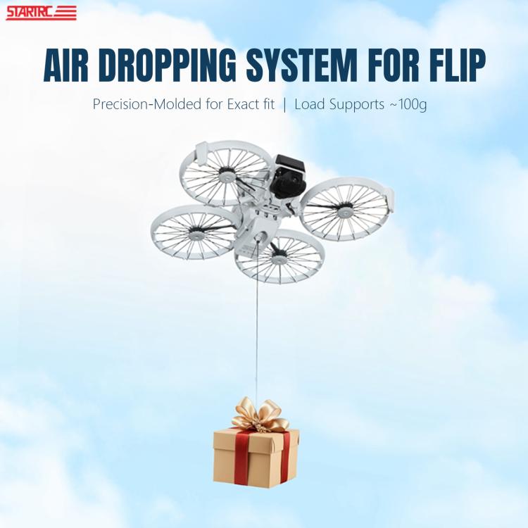 For DJI Flip STARTRC Air-Dropping System Thrower Parabolic (Grey) - Holder Series by STARTRC | Online Shopping UK | buy2fix