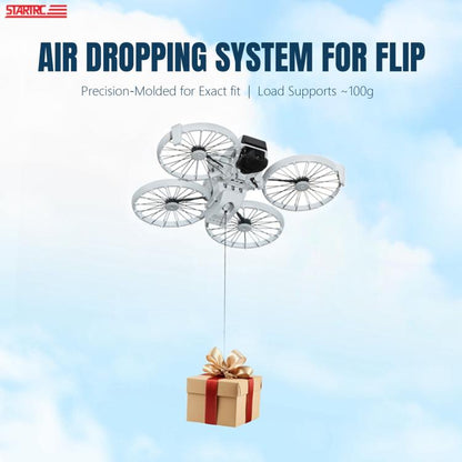 For DJI Flip STARTRC Air-Dropping System Thrower Parabolic (Grey) - Holder Series by STARTRC | Online Shopping UK | buy2fix