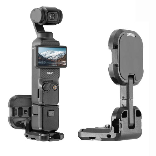 For DJI Osmo Pocket 4 / 3 STARTRC Metal L-shaped Expansion Bracket (Black)