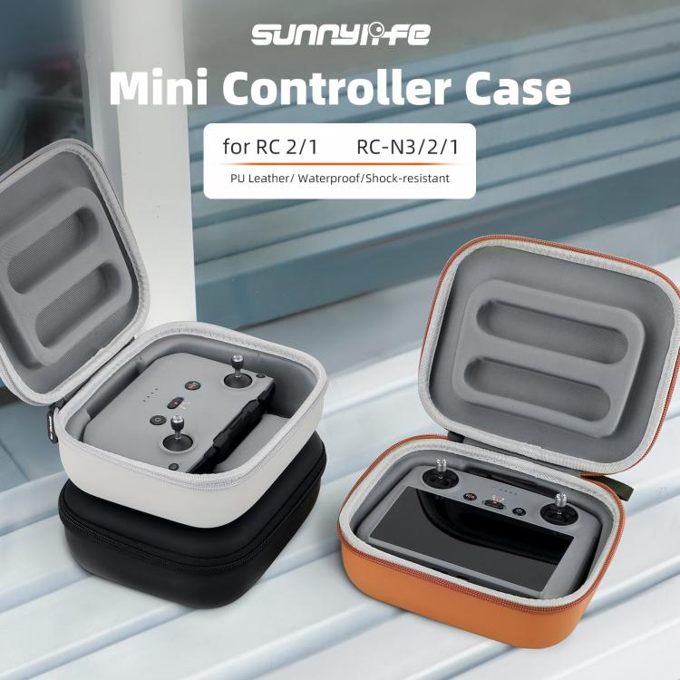Sunnylife Mini Carrying Case Protective Handbag Portable Clutch Storage Bag for DJI RC 2 / 1 / RC-N3 / N2 / N1 (Grey) - Carry Cases & Bags by Sunnylife | Online Shopping UK | buy2fix
