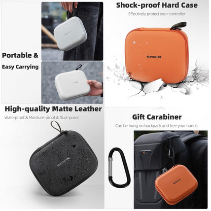 Sunnylife Mini Carrying Case Protective Handbag Portable Clutch Storage Bag for DJI RC 2 / 1 / RC-N3 / N2 / N1 (Orange) - Carry Cases & Bags by Sunnylife | Online Shopping UK | buy2fix