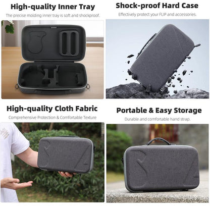 For DJI Flip Sunnylife Simple Storage Bag Shoulder Handbag (Black) - Backpacks & Bags by Sunnylife | Online Shopping UK | buy2fix
