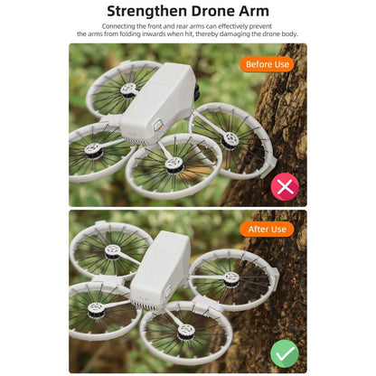 For DJI Flip Sunnylife Anti-shake Arm Buckle Fixing Integrated Buckle Quick Release Anti-Collision Buckle (Grey) - Others by Sunnylife | Online Shopping UK | buy2fix