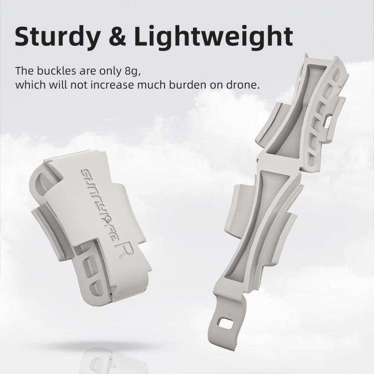 For DJI Flip Sunnylife Anti-shake Arm Buckle Fixing Integrated Buckle Quick Release Anti-Collision Buckle (Grey) - Others by Sunnylife | Online Shopping UK | buy2fix