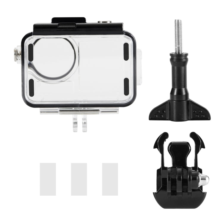 For DJI Osmo Action 5 Pro / 3 / 4 60m Underwater Waterproof Housing Diving Case (Transparent) by buy2fix