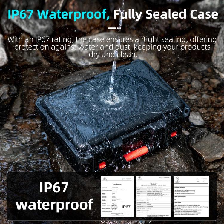 For DJI Flip STARTRC Waterproof ABS Suitcase Storage Box (Black) - Backpacks & Bags by STARTRC | Online Shopping UK | buy2fix