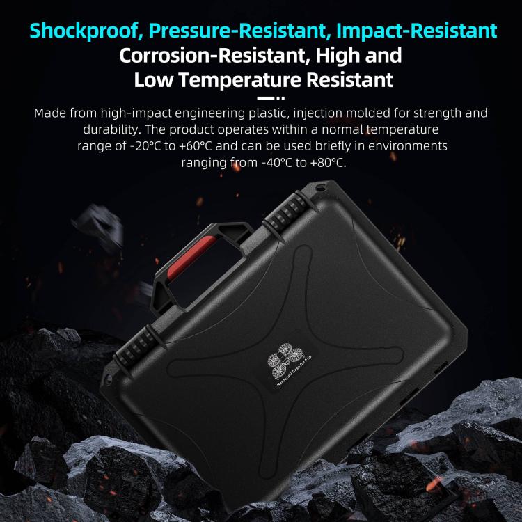 For DJI Flip STARTRC Waterproof ABS Suitcase Storage Box (Black) - Backpacks & Bags by STARTRC | Online Shopping UK | buy2fix