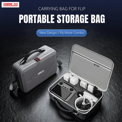 For DJI Flip STARTRC Shoulder Storage Bag Handbag (Grey) - Backpacks & Bags by STARTRC | Online Shopping UK | buy2fix