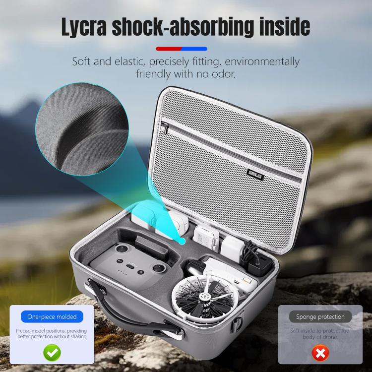 For DJI Flip STARTRC Shoulder Storage Bag Handbag (Grey) - Backpacks & Bags by STARTRC | Online Shopping UK | buy2fix