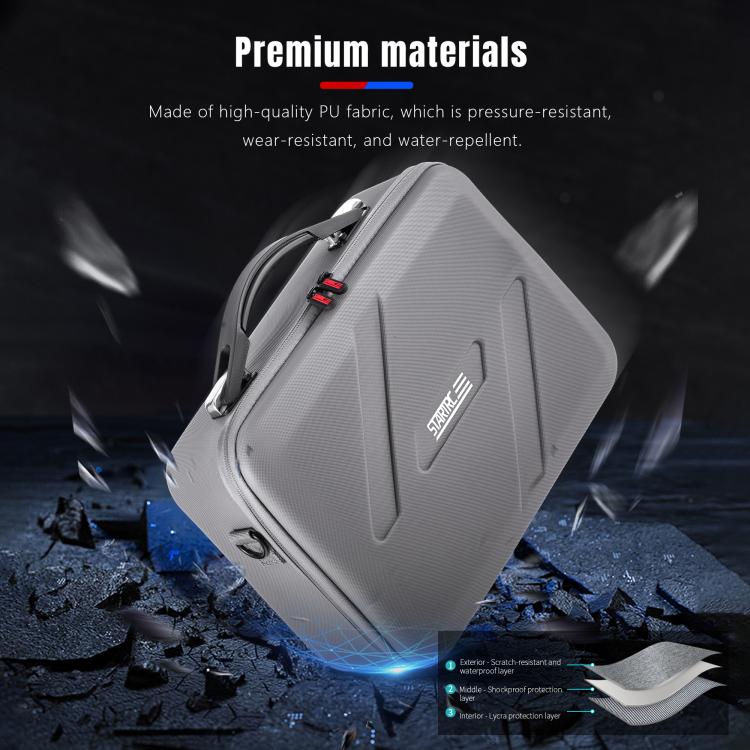 For DJI Flip STARTRC Shoulder Storage Bag Handbag (Grey) - Backpacks & Bags by STARTRC | Online Shopping UK | buy2fix