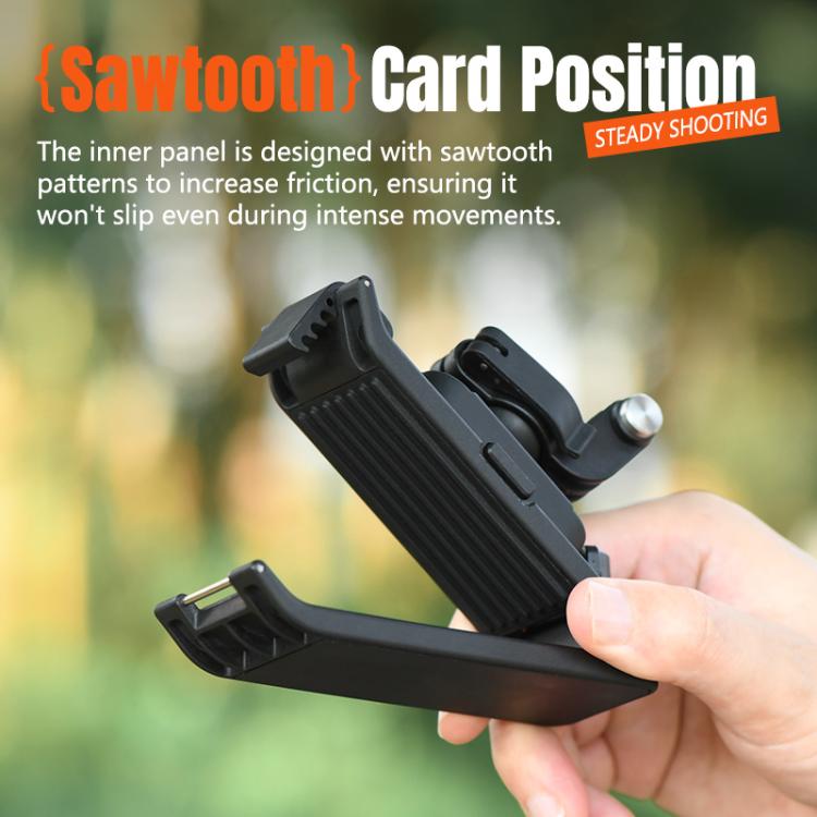 STARTRC Magnetic  Backpack Clip Mount for DJI Osmo 360 / GoPro Action Cameras (Black) - Mount & Holder by STARTRC | Online Shopping UK | buy2fix
