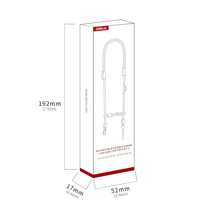 For DJI Pocket 3 STARTRC Adjustable Double-Ended Neck Strap (Pink) - Others by STARTRC | Online Shopping UK | buy2fix