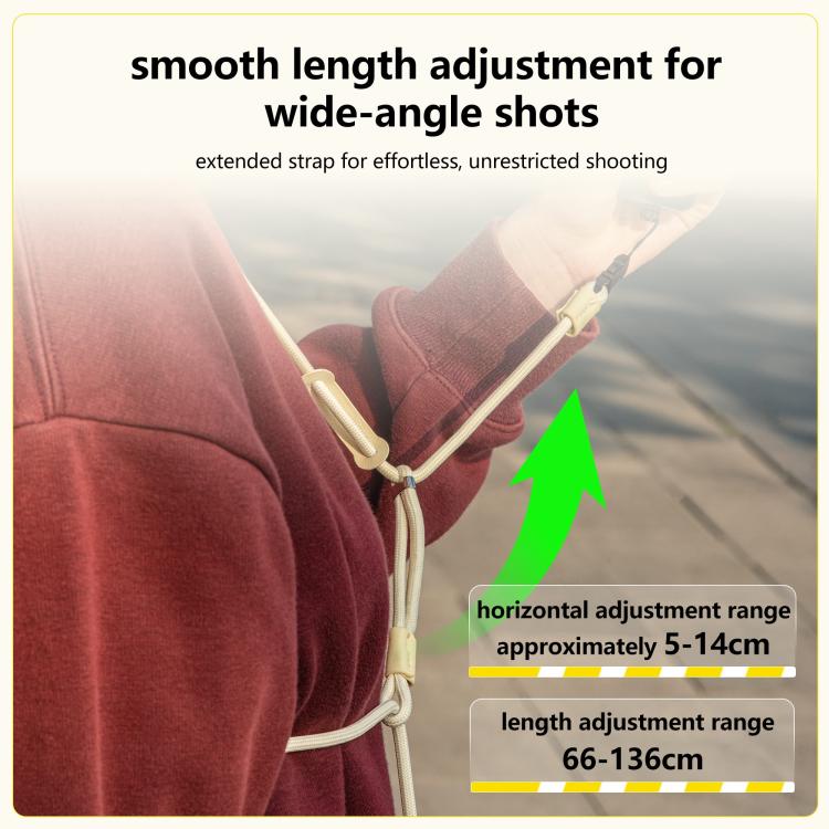 For DJI Pocket 3 STARTRC Adjustable Double-Ended Neck Strap (Pink) - Others by STARTRC | Online Shopping UK | buy2fix