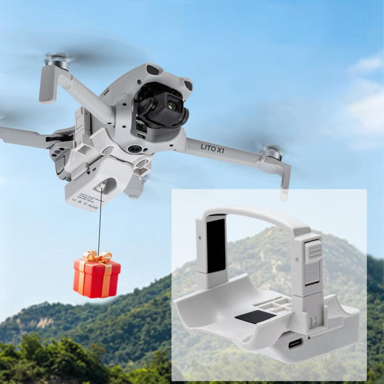 For DJI Lito 1 / X1 STARTRC Air-Dropping System Thrower Parabolic (Grey)