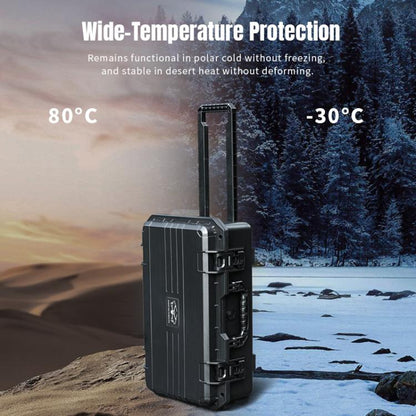 Portable Box Sealed Waterproof Trolley Suitcase For DJI Mavic 4 Pro / Mavic 3 / Air 3 (Black) - Backpacks & Bags by STARTRC | Online Shopping UK | buy2fix