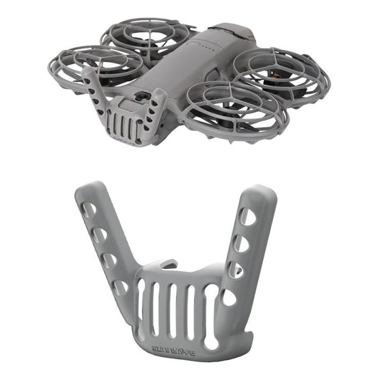 For DJI Neo 2 Sunnylife Hollow Design Digital Transceiver Protector Crash-Proof Digital Transceiver Cover (Grey)