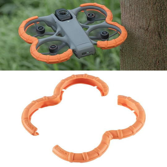 For DJI Avata 360 STARTRC Light Anti-Sink Floating Propeller Guard Bumper (Orange)