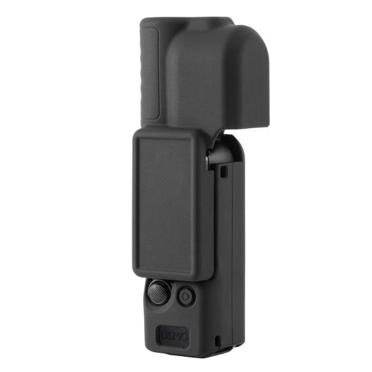 For DJI Osmo Pocket 4 STARTRC 2 in 1 Body Gimbal Lens Silicone Case (Black)