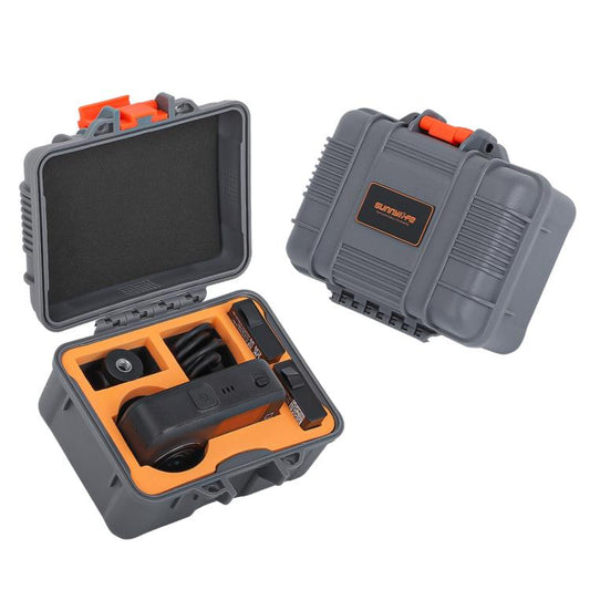 For DJI Osmo 360 Sunnylife Mini Travel Box Waterproof Carrying Box Shock-proof Hard Shell (Grey) - Case & Bags by Sunnylife | Online Shopping UK | buy2fix
