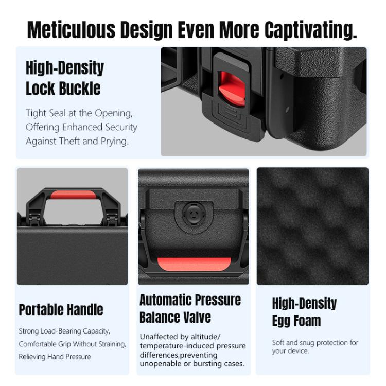 For DJI Mini 5 Pro STARTRC Waterproof ABS Suitcase Shoulder Storage Box (Black) - Backpacks & Bags by STARTRC | Online Shopping UK | buy2fix