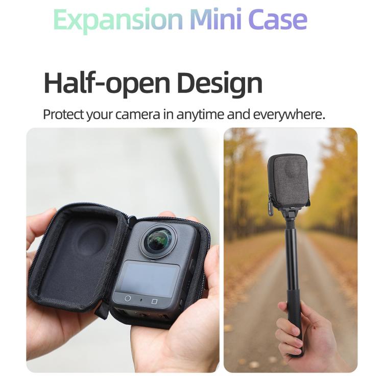 For DJI Osmo 360 Sunnylife Portable Body Half Coverage Storage Box Bag (Grey) - Case & Bags by Sunnylife | Online Shopping UK | buy2fix
