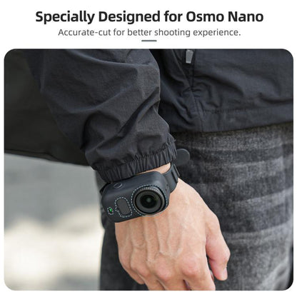 For DJI Osmo Nano Sunnylife Wristband Expansion Band Silicone Protective Cover Backpack Bicycle Strap Cat Collar (Black) - Case & Bags by Sunnylife | Online Shopping UK | buy2fix