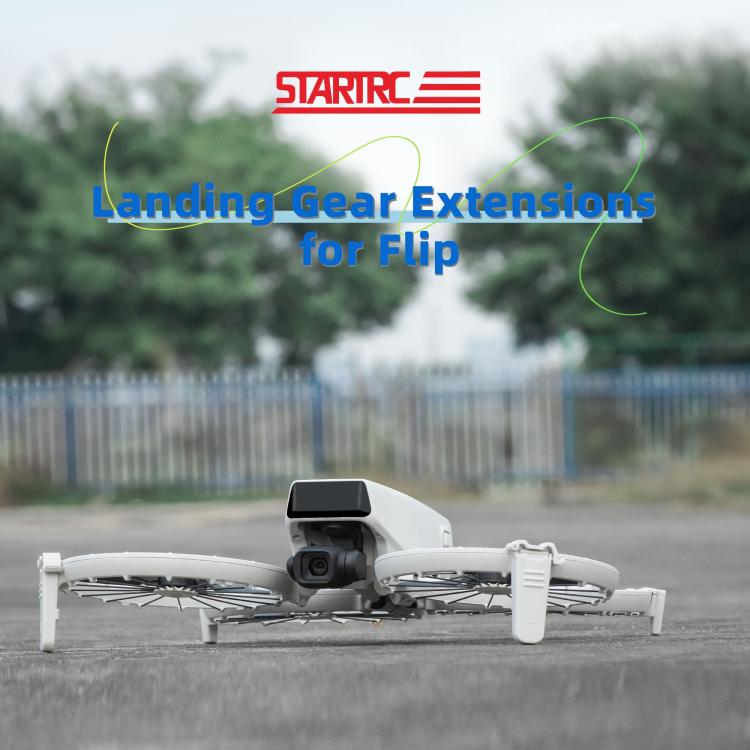 For DJI Flip STARTRC Split Type Drone Landing Gear Height Extensions Rack (Grey) - Landing Gear by STARTRC | Online Shopping UK | buy2fix
