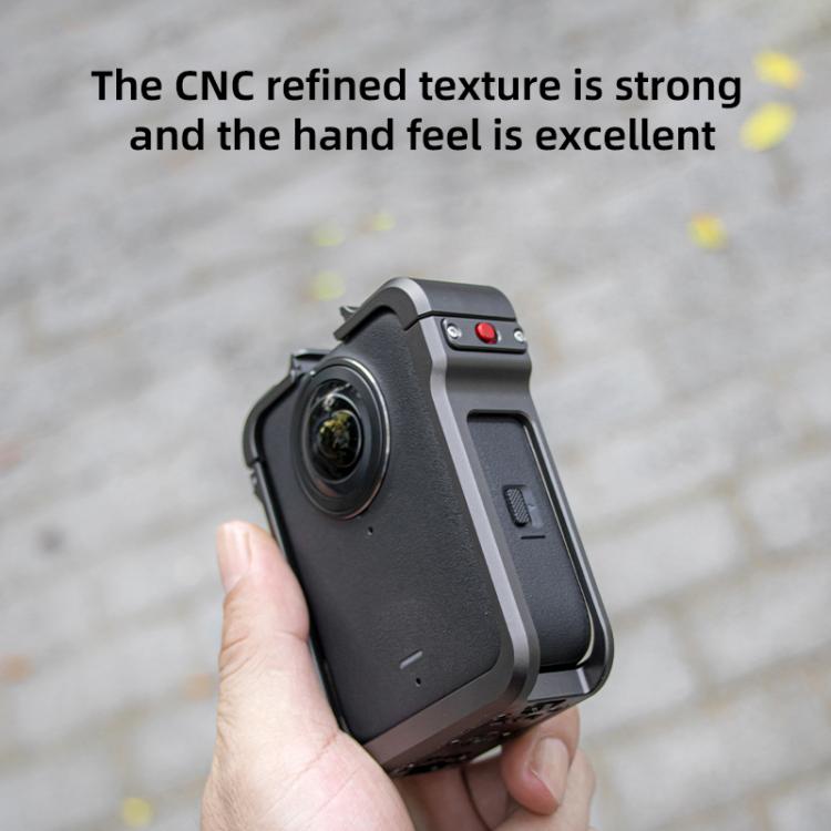 For DJI Osmo 360 Aluminum Alloy Protective Cage Expansion Frame (Grey) - Protection Frame by buy2fix | Online Shopping UK | buy2fix