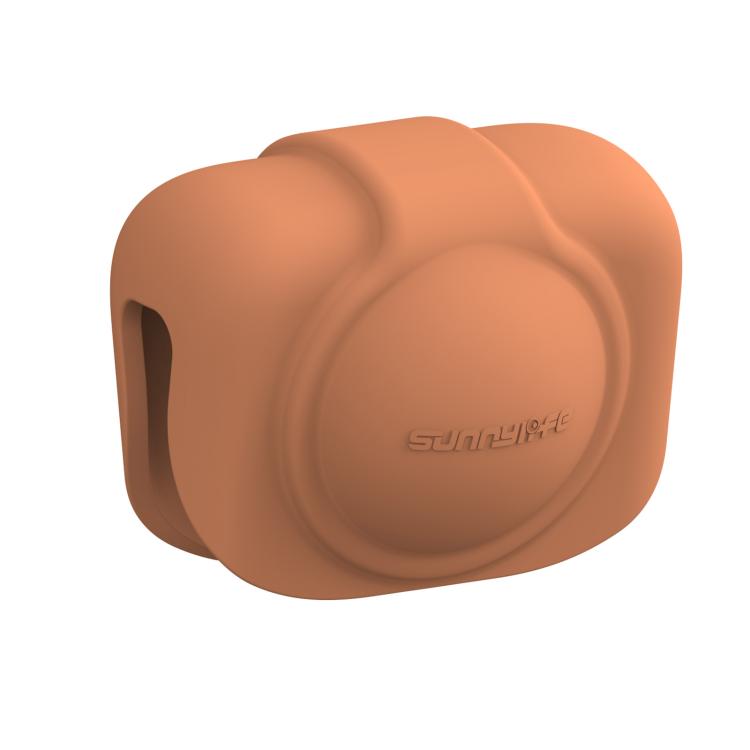 For DJI Osmo 360 Sunnylife Silicone Lens Cap Protective Cover Lens Protector (Orange) - Case & Bags by Sunnylife | Online Shopping UK | buy2fix