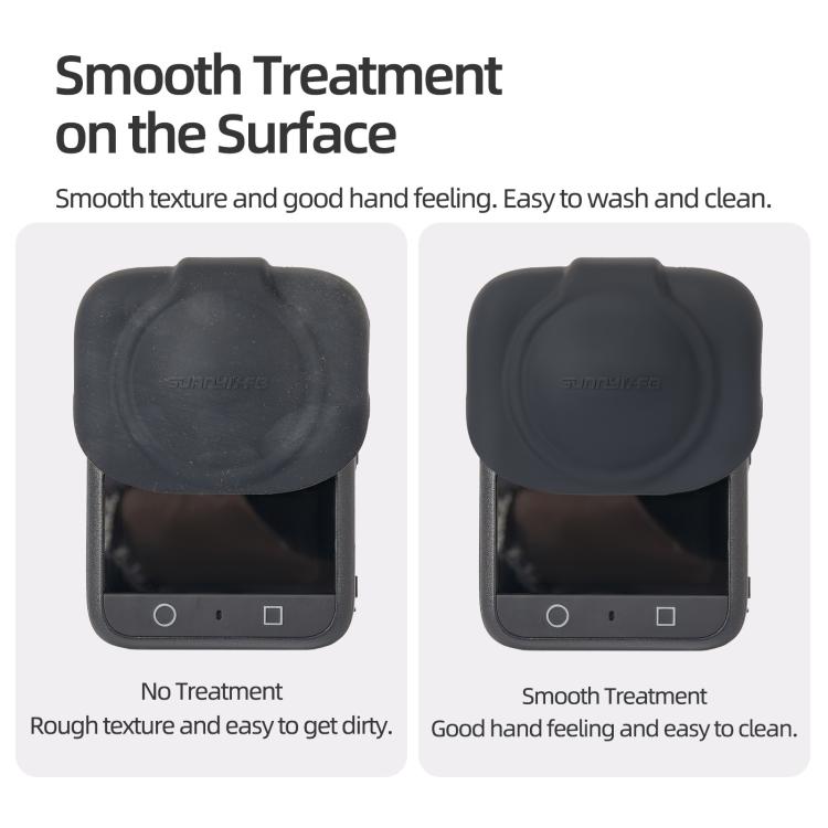 For DJI Osmo 360 Sunnylife Silicone Lens Cap Protective Cover Lens Protector (Orange) - Case & Bags by Sunnylife | Online Shopping UK | buy2fix