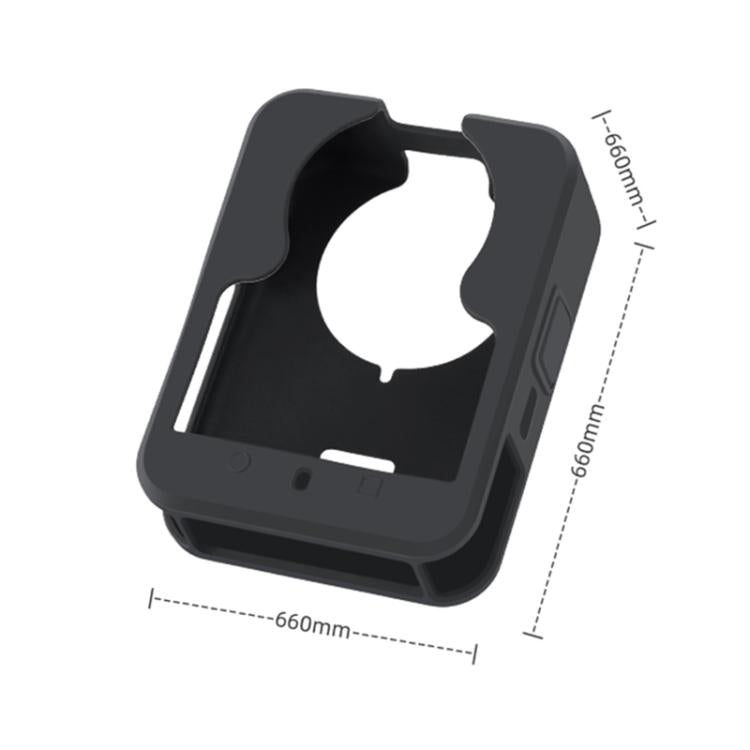 For DJI Osmo 360 Anti-Scratch Shockproof Full Body Silicone Protective Cover (Black) - Case & Bags by buy2fix | Online Shopping UK | buy2fix