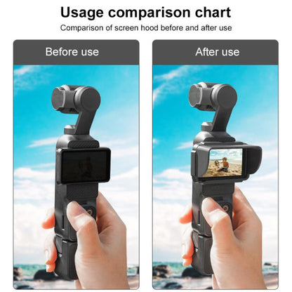 For DJI Osmo Pocket 3 BRDRC Sunshade Hood Screen Shade (Black) - Other Accessories by BRDRC | Online Shopping UK | buy2fix