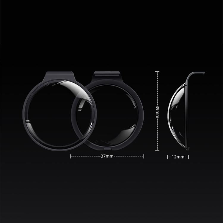 For DJI Osmo 360 Camera Optical Tempered Glass Cover Protective Lens Guard (Black) - Other by buy2fix | Online Shopping UK | buy2fix