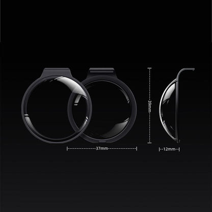 For DJI Osmo 360 Camera Optical Tempered Glass Cover Protective Lens Guard (Black) - Other by buy2fix | Online Shopping UK | buy2fix