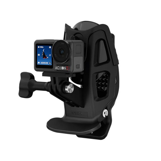 STARTRC Helmet Chin Mount Clip For GoPro, Insta360, DJI and Other Action Cameras (Black)