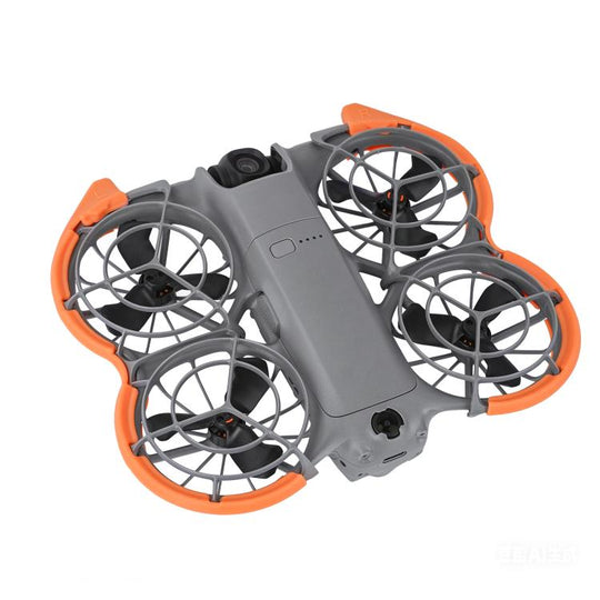 For DJI Neo 2 Sunnylife Colorful Propeller Guard Protector Prop Bumper Ring Anti-Collision Protective Cover (Orange)