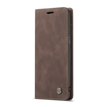 CaseMe-013 Multifunctional Retro Frosted Horizontal Flip Leather Case with Card Slot & Holder & Wallet for Galaxy S8(Coffee) - Galaxy Phone Cases by CaseMe | Online Shopping UK | buy2fix