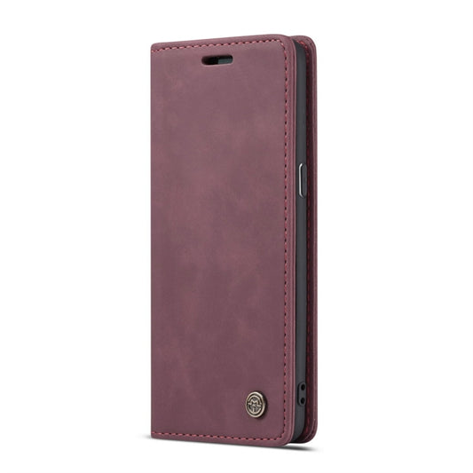 CaseMe-013 Multifunctional Retro Frosted Horizontal Flip Leather Case with Card Slot & Holder & Wallet for Galaxy S8(Wine Red) - Galaxy Phone Cases by CaseMe | Online Shopping UK | buy2fix